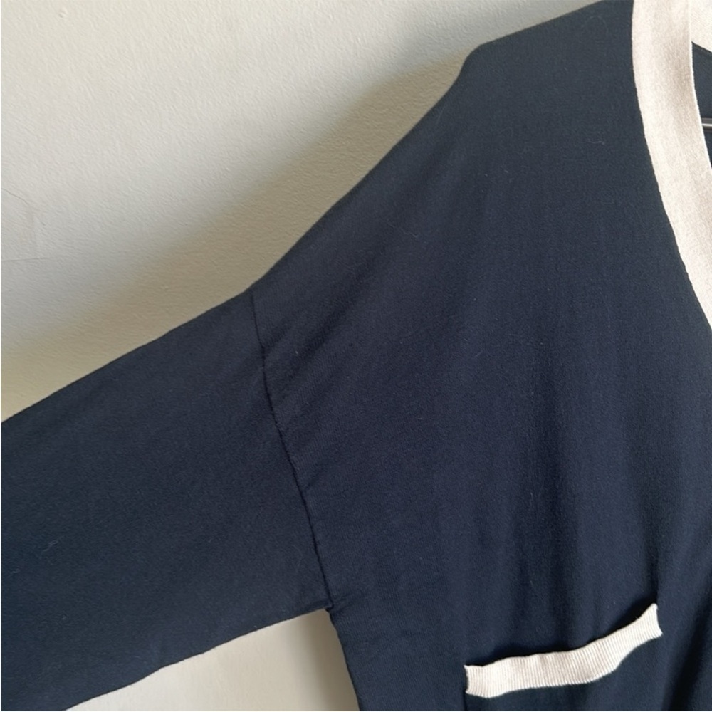 MERSEA The Anywhere Navy Cardigan One Size NWT - Picture 7 of 13